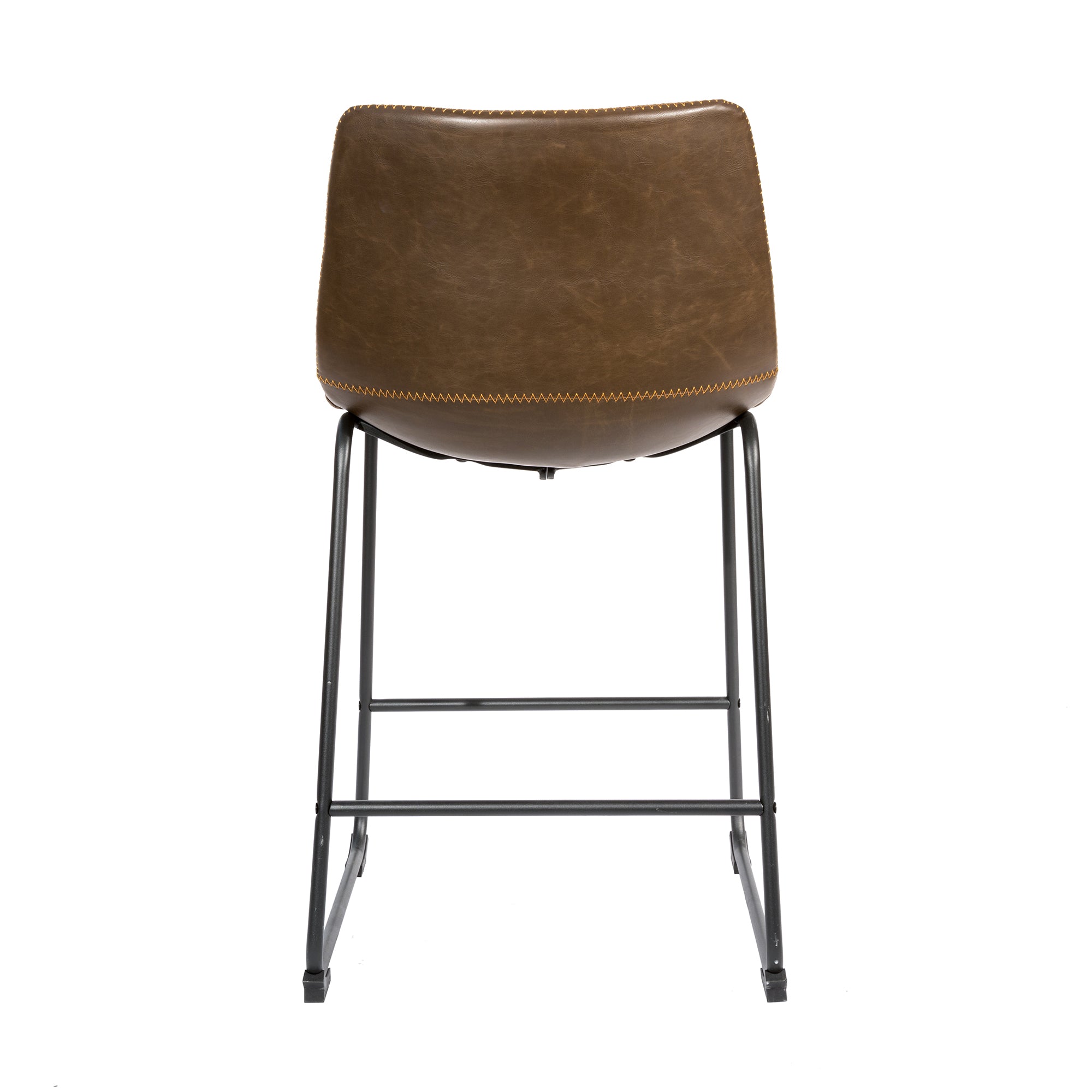 Dexter Chesnut Brown Set of Two Kitchen Counter Stools